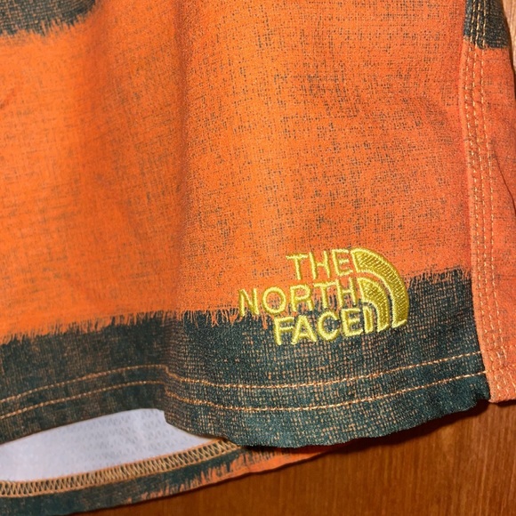 •THE NORTH FACE•MENS STRIPED ORANGE & BROWN BOARD SHORTS SIZE 32(MEDIUM) - Picture 4 of 7